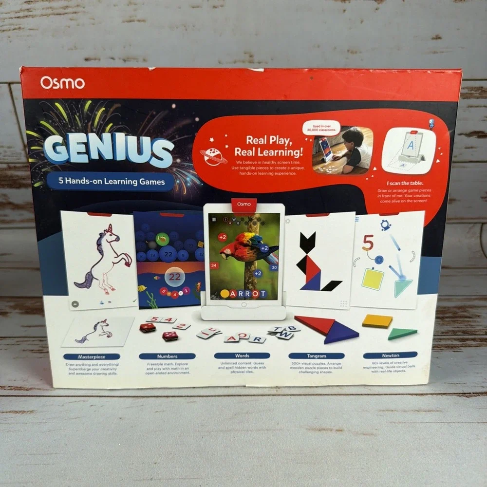 Osmo Genius Starter Kit for iPad Ages 6–10 Complete Used